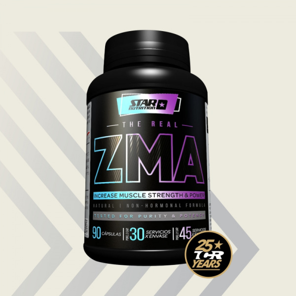 ZMA Star Nutrition® - Zinc + Magnesio + Vitamina B6 - 60 Caps.